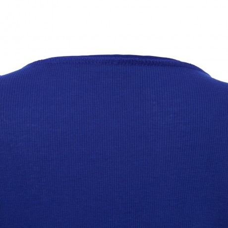 SEXY PLUNGING NECK LONG SLEEVE SKINNY LADIES ROMPER (BLUE, SIZE S/M/L/XL)