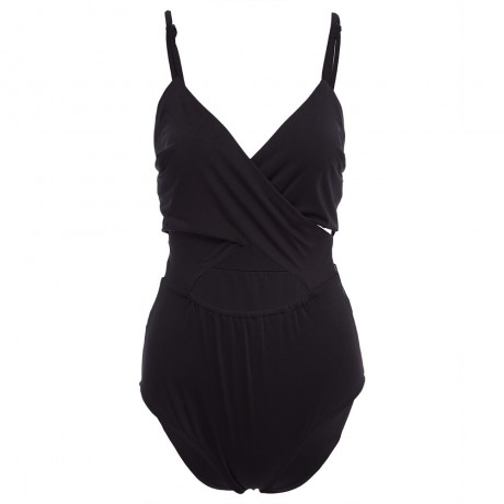 WOMEN'S SEXY SPAGHETTI STRAP BACKLESS ROMPER (BLACK, SIZE S/M/L/XL) 