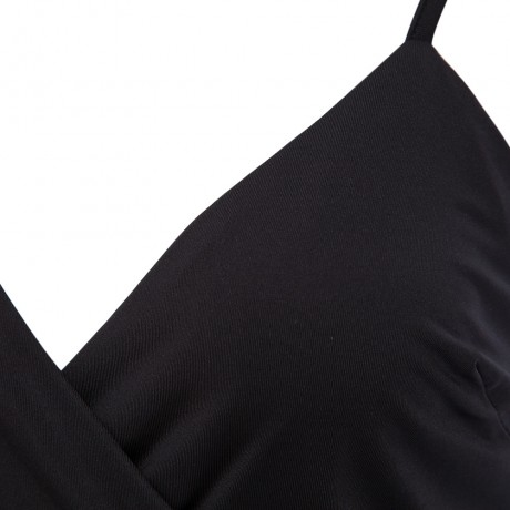 WOMEN'S SEXY SPAGHETTI STRAP BACKLESS ROMPER (BLACK, SIZE S/M/L/XL) 