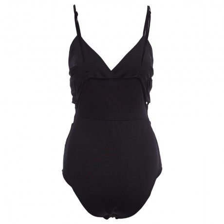 WOMEN'S SEXY SPAGHETTI STRAP BACKLESS ROMPER (BLACK, SIZE S/M/L/XL) 