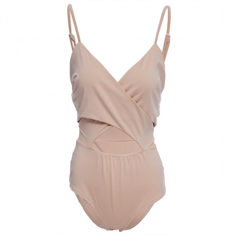 WOMEN'S SEXY SPAGHETTI STRAP BACKLESS ROMPER (KHAKI, SIZE S/M/L/XL)