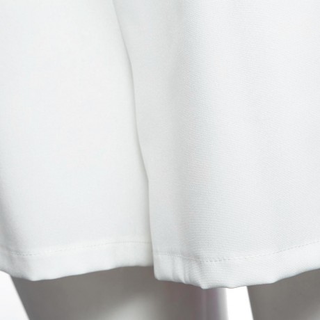 WOMEN'S SEXY STRAPLESS FLOUNCE HIGH WAIST LOOSE ROMPER (WHITE, SIZE S/M/XL)