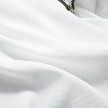 WOMEN'S SEXY STRAPLESS FLOUNCE HIGH WAIST LOOSE ROMPER (WHITE, SIZE S/M/XL)