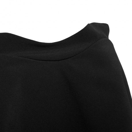 WOMEN'S SEXY STRAPLESS FLOUNCE HIGH WAIST LOOSE ROMPER (BLACK, SIZE S/M/L/XL)