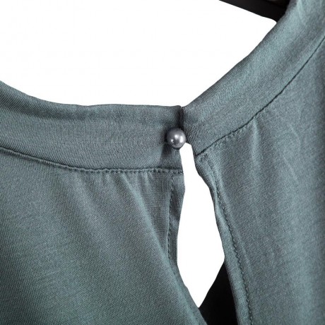 WOMEN'S V-NECK SLEEVELESS BUTTON ELASTIC WAIST POCKET ROMPER (GRAY, SIZE S/L/XL/2XL)