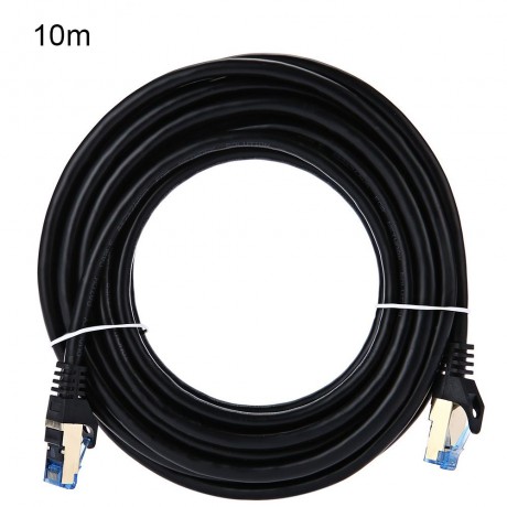 VPC7SSTP - B500 CATEGORY 7 DOUBLE-SHIELDED STANDARD RJ45 NETWORK CABLE (BLACK, 10M/20M)