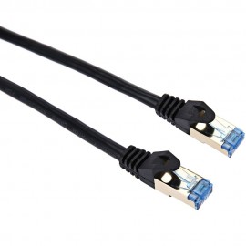 VPC7SSTP - B500 CATEGORY 7 DOUBLE-SHIELDED STANDARD RJ45 NETWORK CABLE (BLACK, 10M/20M)