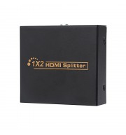 2 PORT HDMI SWITCH SWITCHER SPLITTER (BLACK, UK PLUG)