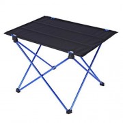 DK - 1 ALUMINUM ALLOY TABLE FOLDING DESK OUTDOOR CAMPING ACCESSORY (DEEP BLUE)