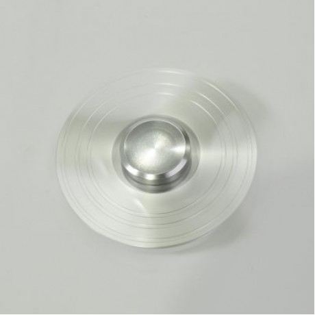 HAND SPINNING FIDGET TOY FINGER GYRO (SILVER)