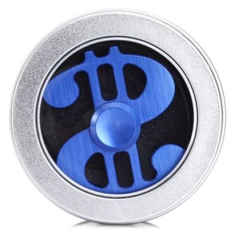 DOLLAR STYLE ALUMINUM ALLOY ADHD FIDGET HAND SPINNER (BLUE)