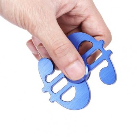 DOLLAR STYLE ALUMINUM ALLOY ADHD FIDGET HAND SPINNER (BLUE)