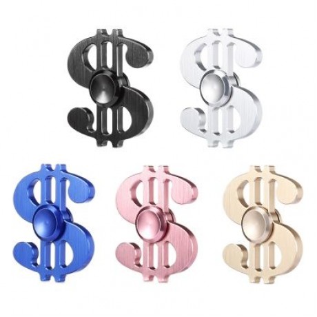 DOLLAR STYLE ALUMINUM ALLOY ADHD FIDGET HAND SPINNER (BLUE)