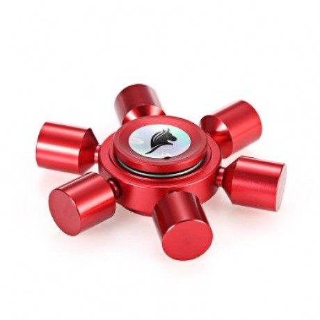 KELIMA ALUMINUM ALLOY ADHD FIDGET HAND SPINNER RUDDER SHAPE (BLUE)