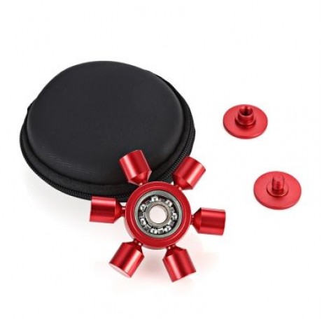 KELIMA ALUMINUM ALLOY ADHD FIDGET HAND SPINNER RUDDER SHAPE (BLUE)