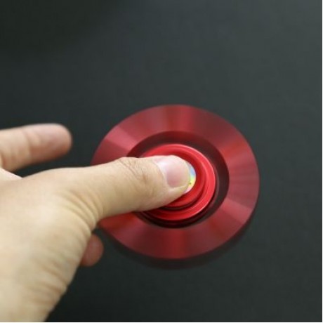KELIMA ALUMINUM ALLOY ADHD FIDGET HAND SPINNER RUDDER SHAPE (BLUE)
