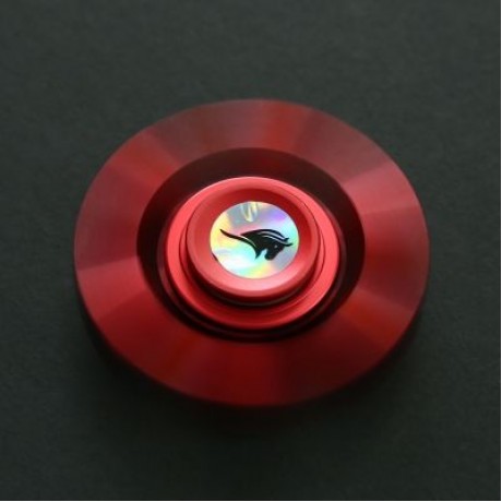 KELIMA ALUMINUM ALLOY ADHD FIDGET HAND SPINNER RUDDER SHAPE (RED)