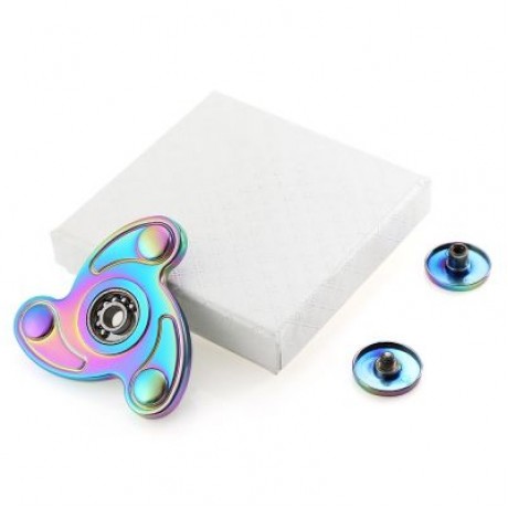 COLORFUL GYRO HAND SPINNER PRESSURE REDUCING TOY (COLOURFUL)