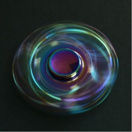 COLORFUL GYRO HAND SPINNER PRESSURE REDUCING TOY (COLOURFUL)