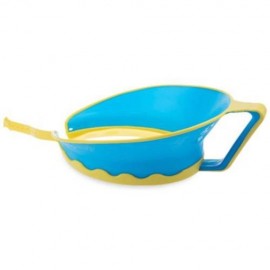 ADJUSTABLE WATERPROOF HAIR WASH SHIELD SHAMPOO CAP FOR CHILDREN (BLUE)