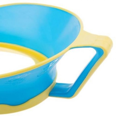 ADJUSTABLE WATERPROOF HAIR WASH SHIELD SHAMPOO CAP FOR CHILDREN (BLUE)