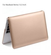 HOCO SIMPLE STYLE ULTRA SLIM PC HARD FULL BODY CASE FOR MACBOOK RETINA 13.3 INCH (GOLDEN)