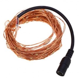 10M 100 LEDS COPPER DECORATIVE STRING LIGHT WITH REMOTE CONTROL (BLUE)