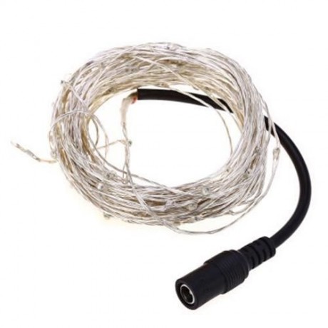10M 100 LEDS COPPER DECORATIVE STRING LIGHT WITH REMOTE CONTROL (COLORFUL)