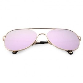 STYLISH FEMALE HOLLOW DESIGN COLOR COATED METAL FRAME SUNGLASSES (PINK)