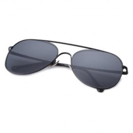 STYLISH FEMALE HOLLOW DESIGN COLOR COATED METAL FRAME SUNGLASSES (BLACK)