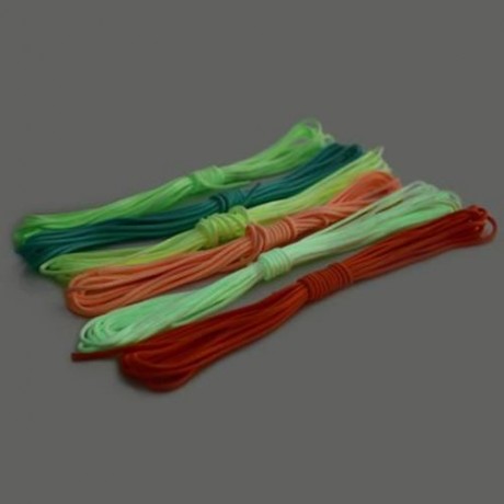 6M 9 STRAND LUMINOUS PARACHUTE CORD STRING OUTDOOR TENT TYING ROPE TRAVEL KIT EQUIPMENT (P
