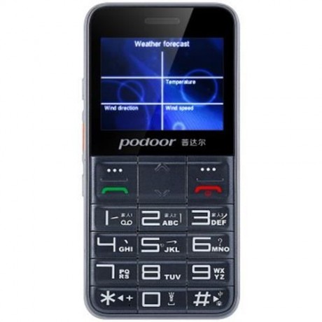 PODOOR L1 2.3 INCH TFT SCREEN QUAD BAND CELL PHONE HEART RATE OXYGEN MONITOR GPS PEDOMETER