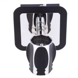 LIGHTME 3W STAINLESS STEEL WALL LIGHT SAVING ENERGY LED MIRROR FRONT LAMP (BRIGHT BLACK)