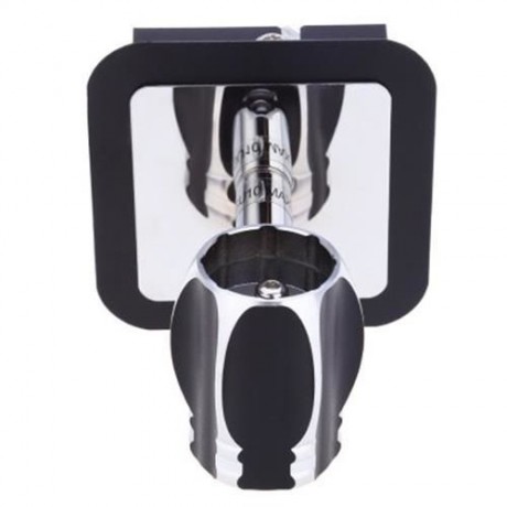 LIGHTME 3W STAINLESS STEEL WALL LIGHT SAVING ENERGY LED MIRROR FRONT LAMP (BRIGHT BLACK)