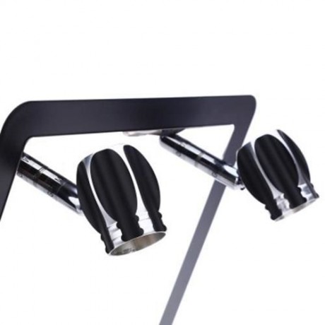 LIGHTME 3W STAINLESS STEEL 4 BULB SAVING ENERGY LED MIRROR FRONT LAMP WALL LIGHT (BRIGHT B