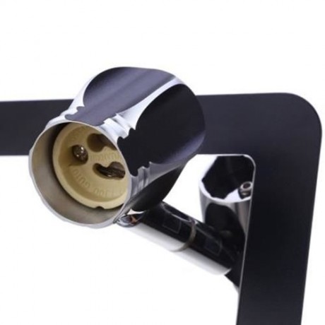 LIGHTME 3W STAINLESS STEEL 4 BULB SAVING ENERGY LED MIRROR FRONT LAMP WALL LIGHT (BRIGHT B
