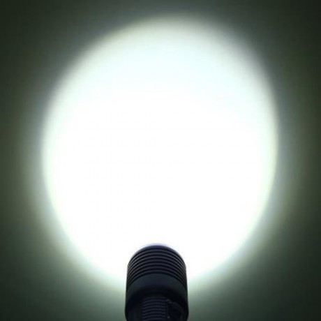 TONG MING TM - T620 LED T6 AUTOMATIC ZOOM FLASHLIGHT FOR CAMPING (DEEP BROWN)