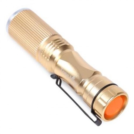 TONGMING CREE XPE LED 5W 250LM 3 MODES MINI FLASHLIGHT (TYRANT GOLD)