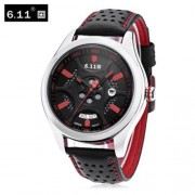 6.11 NO - 001 MALE PHOTOVOLTAIC ENERGY QUARTZ WATCH MINERAL REINFORCED GLASS CALENDAR WRIS