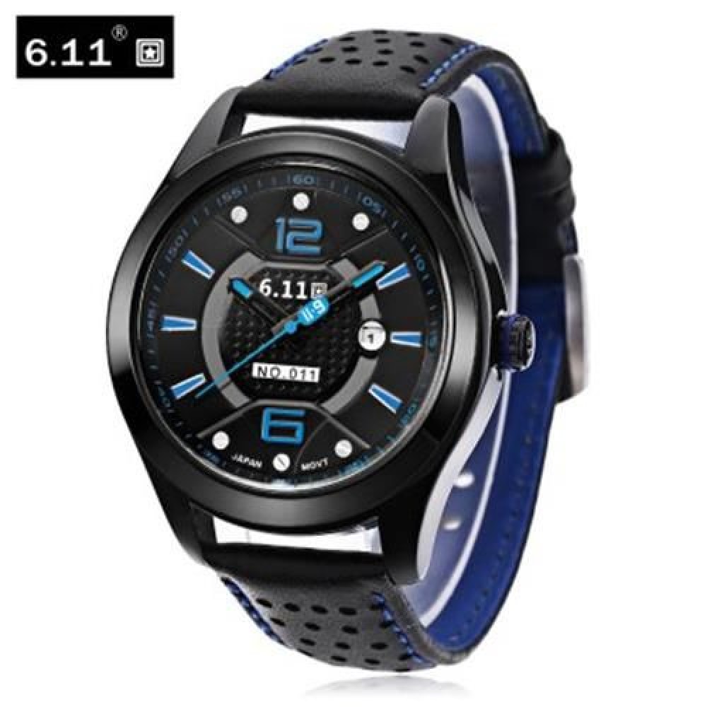 6.11 NO - 011 MALE PHOTOVOLTAIC ENERGY QUARTZ WATCH MINERAL REINFORCED GLASS CALENDAR WRIS 6.11 NO - 011 MALE PHOTOVOLTAIC ENERGY QUARTZ WATCH MINERAL REINFORCED GLASS CALENDAR WRIS