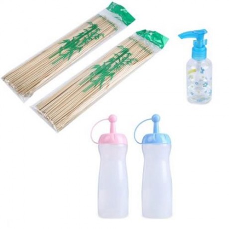 OUTDOOR BARBECUE TOOLS SET CONTAINS 16 DIFFERENT KINDS OF BBQ ACCESSORIES (COLORMIX)