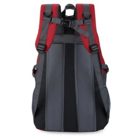 GUAPABIEN PATCHWORK BUCKLE LADDER LOCK ZIPPER S SHAPE MESH STRAP OUTDOOR PORTABLE BACKPACK