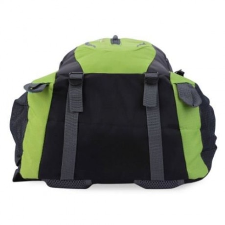 GUAPABIEN PATCHWORK BUCKLE LADDER LOCK ZIPPER S SHAPE MESH STRAP OUTDOOR PORTABLE BACKPACK