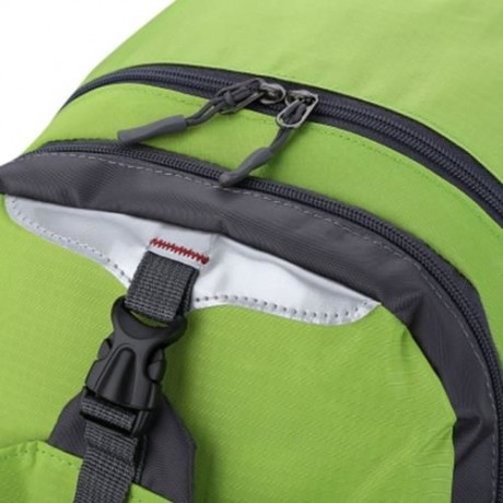GUAPABIEN PATCHWORK BUCKLE LADDER LOCK ZIPPER S SHAPE MESH STRAP OUTDOOR PORTABLE BACKPACK