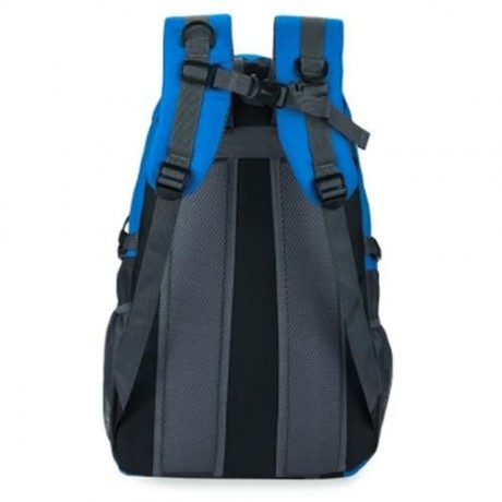 GUAPABIEN PATCHWORK BUCKLE LADDER LOCK ZIPPER S SHAPE MESH STRAP OUTDOOR PORTABLE BACKPACK