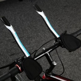 COMEGO BICYCLE MBT BIKE 3K FULL CARBON TT BAR REST HANDLEBAR (BLUE)