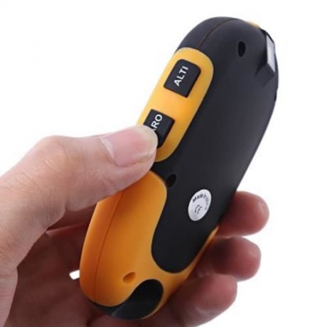 SUNROAD OUTDOOR MULTIFUNCTIONAL WATERPROOF LCD DIGITAL COMPASS BAROMETER ALTIMETER (ORANGE