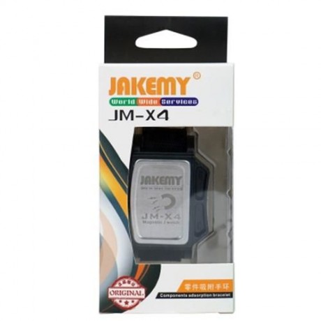 JAKEMY JM-X4 ACCESSORY MAGNETIC ADSORPTION BRACELET WORKS WITH SMALL COMPONENT (BLACK)