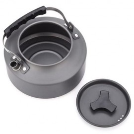 1.1L CANTEEN TEA KETTLE JUG COOK SET OUTDOOR TABLEWARE (GRAY)