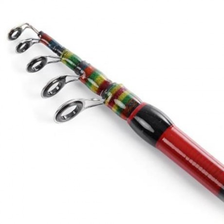 LEO MULTIFUNCTIONAL FISHING ROD PORTABLE MINI LURE FISH TACKLE (COLORMIX)